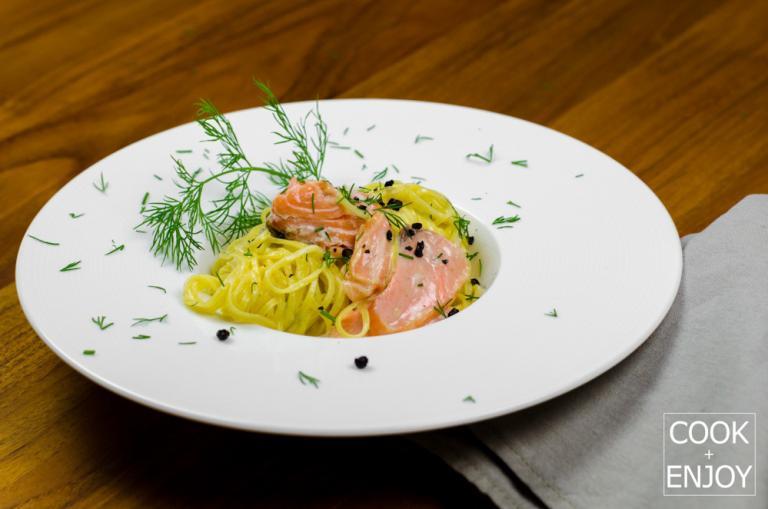 COOK and ENJOY Rezept Pasta mit Lachs